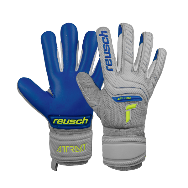 Reusch Attrakt Grip Evolution 5270825 6006 yellow grey 1